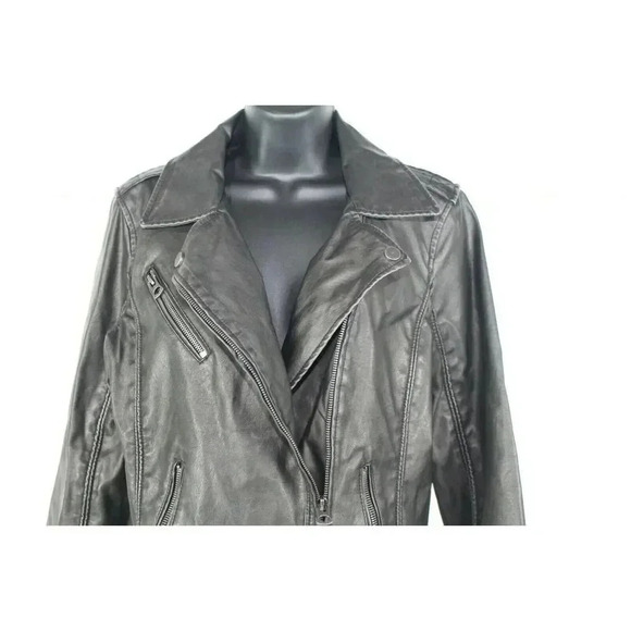 ladies LUCKY BRAND Leather Jacket size S - Picture 3 of 11